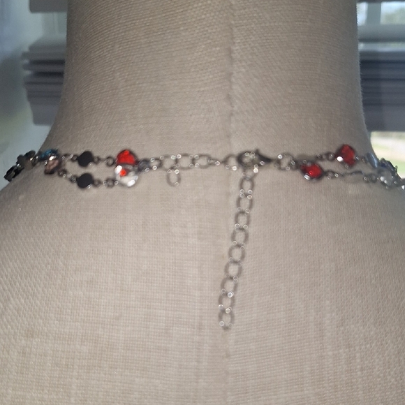 Multicolor Beaded Y Shaped Necklace - Picture 5 of 5